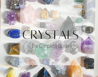Kristalle Metaphysische Eigenschaften Digital Guide | Kurzanleitung für Anfänger | Crystal Printable