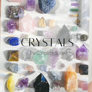 Guide numérique des propriétés métaphysiques des cristaux | Guide de référence rapide pour les débutants | Cristal imprimable