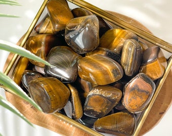 Tiger Eye Tumbled Crystals: Enhance Your Life with the Power of Manifestation and Healing