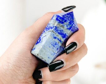 Lapis Lazuli Crystal Towers l Large Crystals | Lapis Lazuli Crystal Points | Lapis Lazuli Stone | Lapis Lazuli Wand | Lapis Lazuli Point