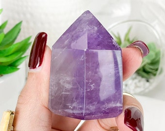 Stunning Large Amethyst Towers: Beautiful Decor and Healing Benefits