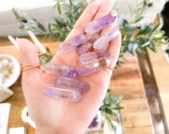 Amethyst Points, Amethyst Double Terminated Points, Crystals, Crystal Points, Amethyst Crystal, * Gift w/2 Items, Mini Crystal Points