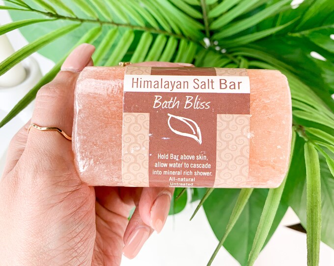 Himalayan Rock Salt Soap Bar Etsy