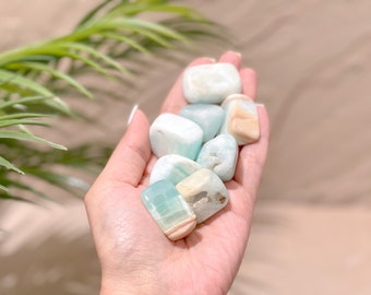 Caribbean Calcite Tumbled Crystals | Tumbled Crystals | Healing Crystals