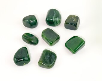 Jade Tumbled Stones Jade Crystal Healing Worry Stone Jade Palm Stone Healing Pocket Stone Natural Crystals Home Decor Crystal Gifts