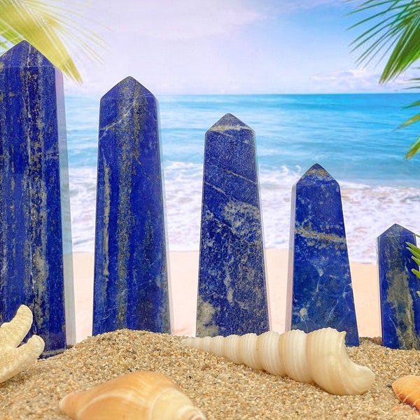 Lapis Lazuli Crystal Towers - Enhance Your Spiritual Journey with Lapis Lazuli