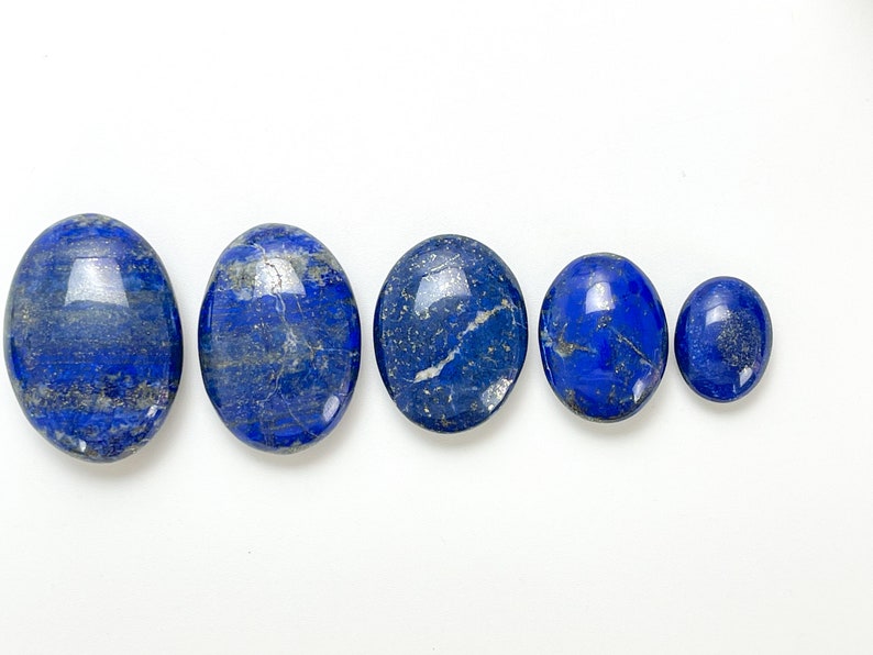 Lapis Lazuli Palm Stone  Lapis Lazuli Worry Stones  Healing image 10