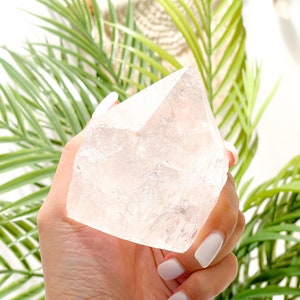 Clear Quartz Points Clear Quartz Tower Large Crystal Towers Natural Crystal Healing Stones Home Decor Crystal Gifts Crystal Grids