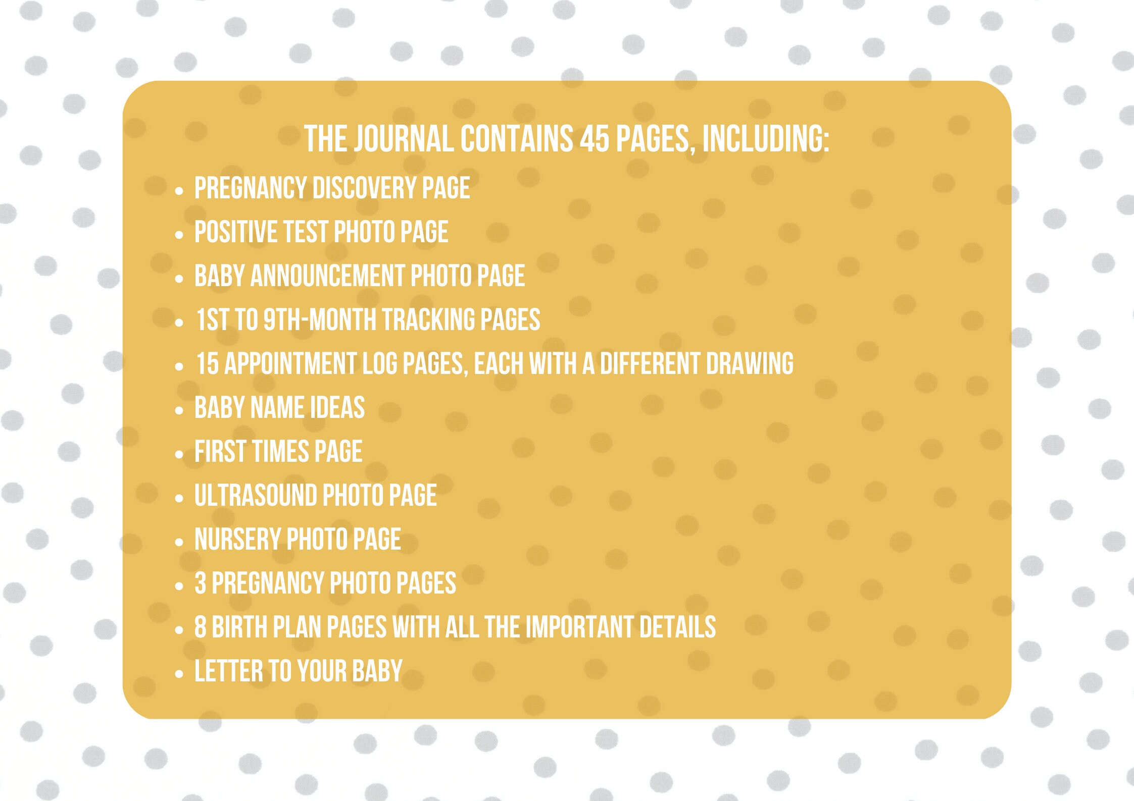 The Ultimate Printable Pregnancy Journal Pregnancy Planner Birth