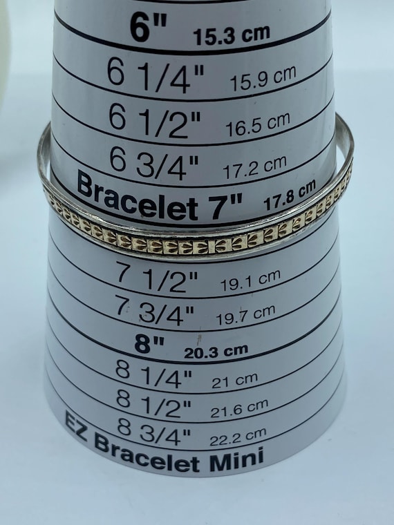 Vintage Navajo Sterling Silver Stackable Cuff Bra… - image 9