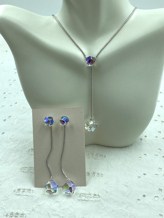 Swarovski Crystals Earrings and Necklace