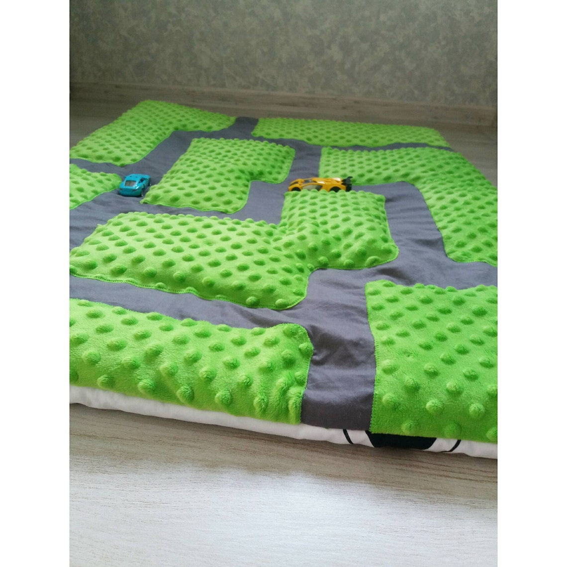 Baby play mat Car Race Track play mat nursery floor decor kids Etsy