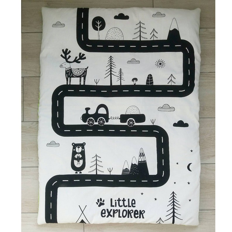 Baby play mat Car Race Track play mat nursery floor decor kids Etsy