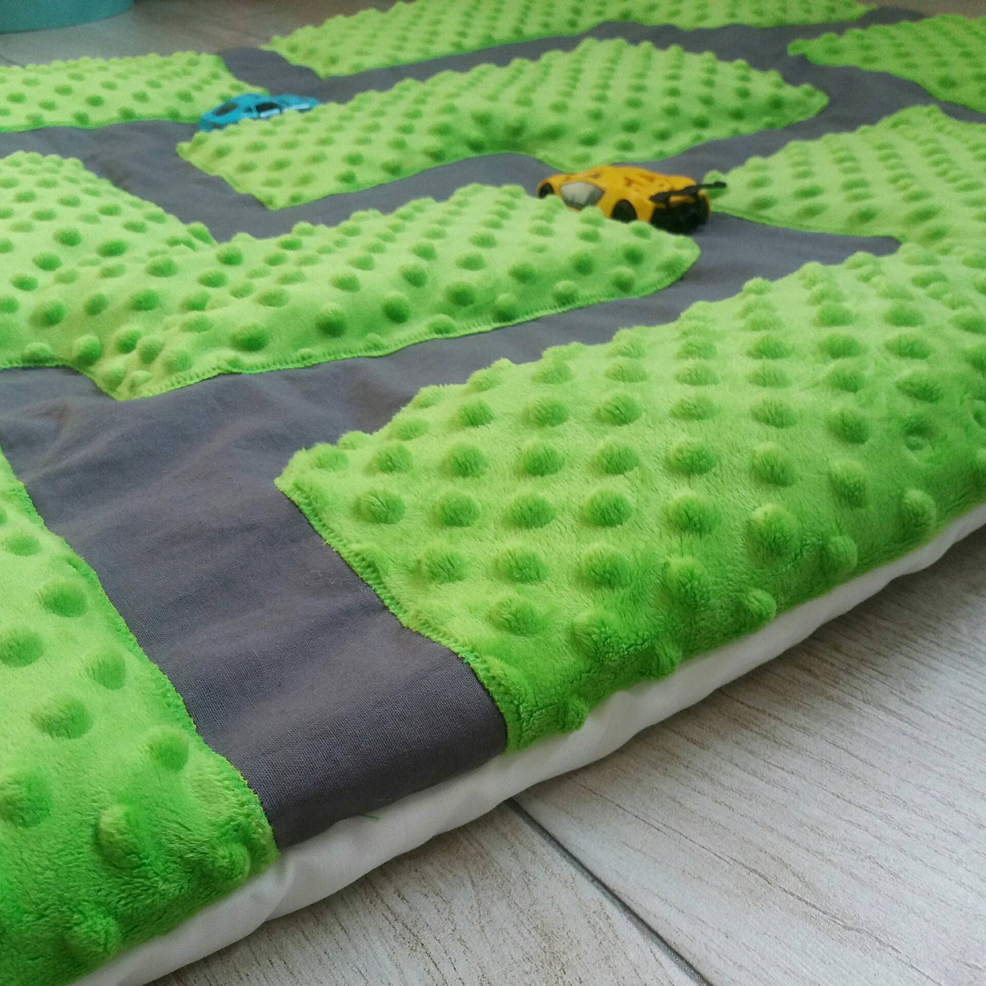 Baby play mat Car Race Track play mat nursery floor decor kids Etsy