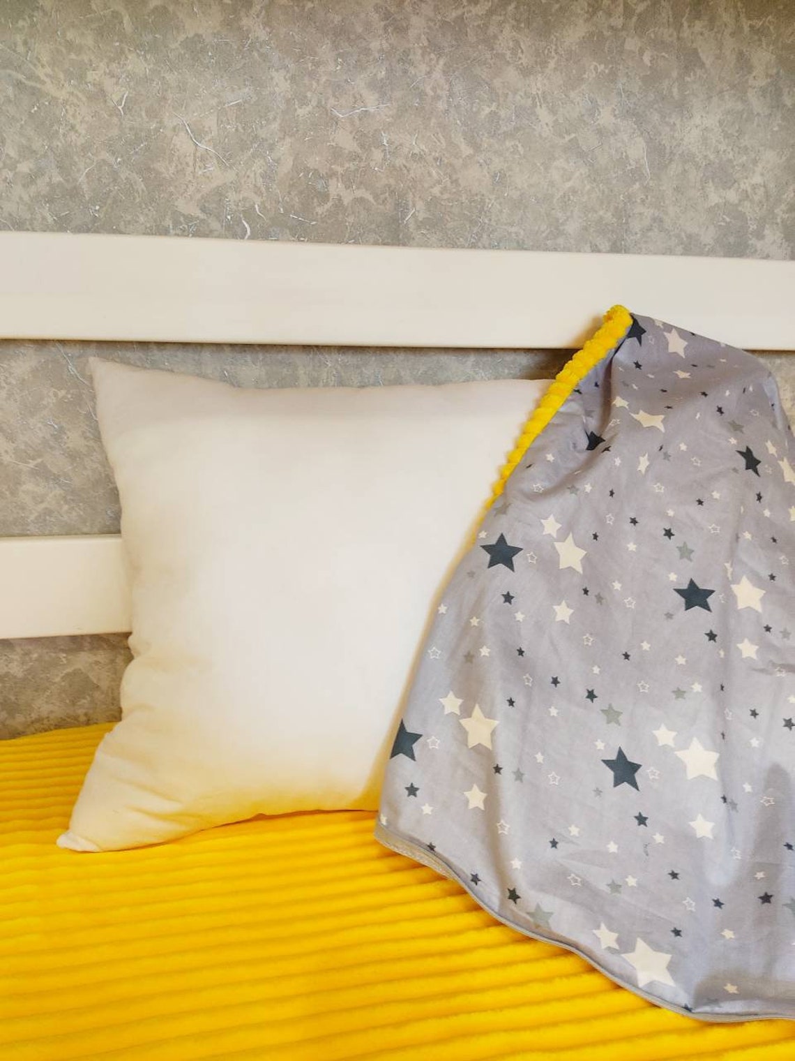 Yellow pillow cover nursery decor baby bedding minky plush Etsy