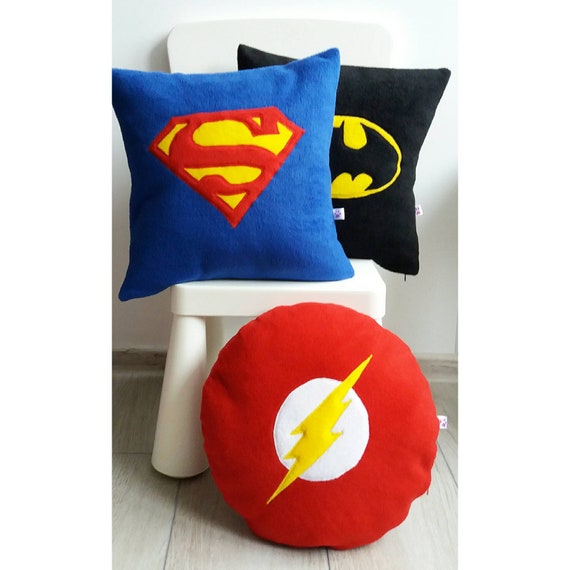 Batman style pillow Nursery decor comics fans gift decorative black pillow home decor cushions gift for comic fan for boyfriend