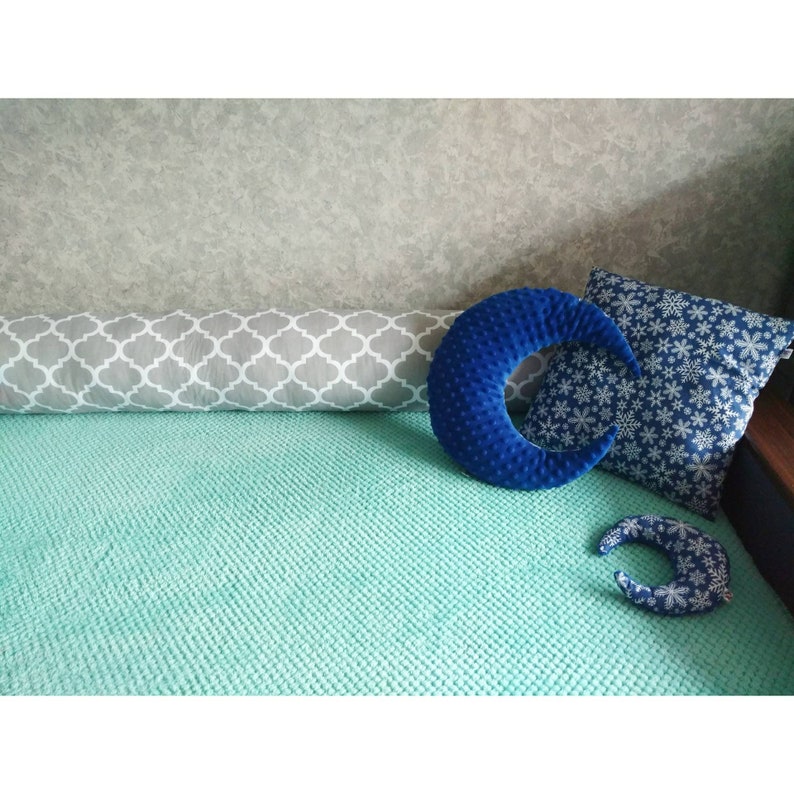 Big floor bed bumpers Montessori bed protection bolster Etsy