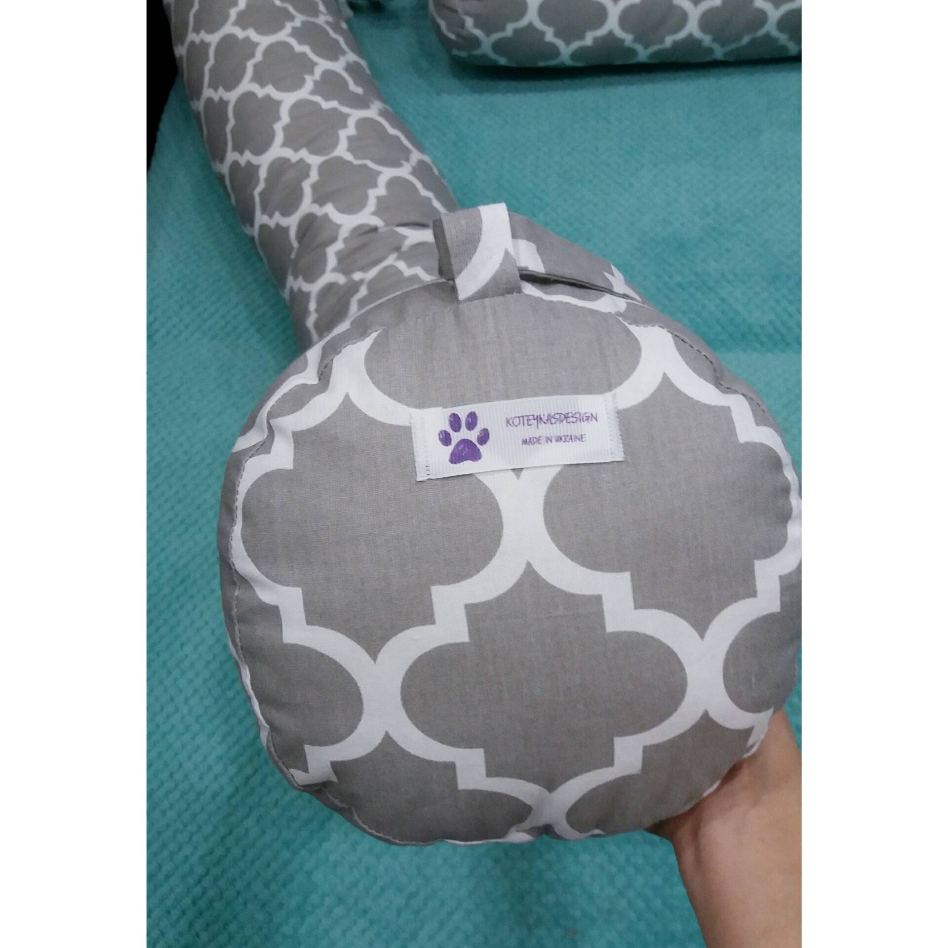 Big floor bed bumpers Montessori bed protection roller pillow Etsy