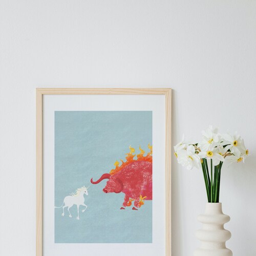 The last Unicorn Movie inspired Poster Illustration