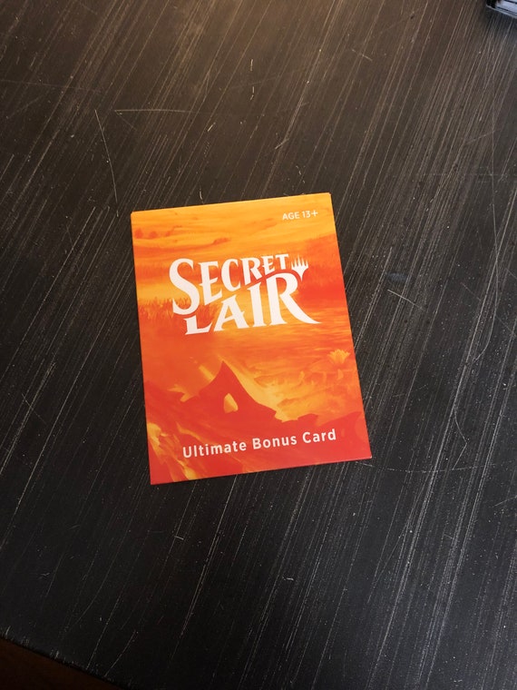 Secret Lair Ultimate Bonus Card prepack Gag Gift. Perfect - Etsy