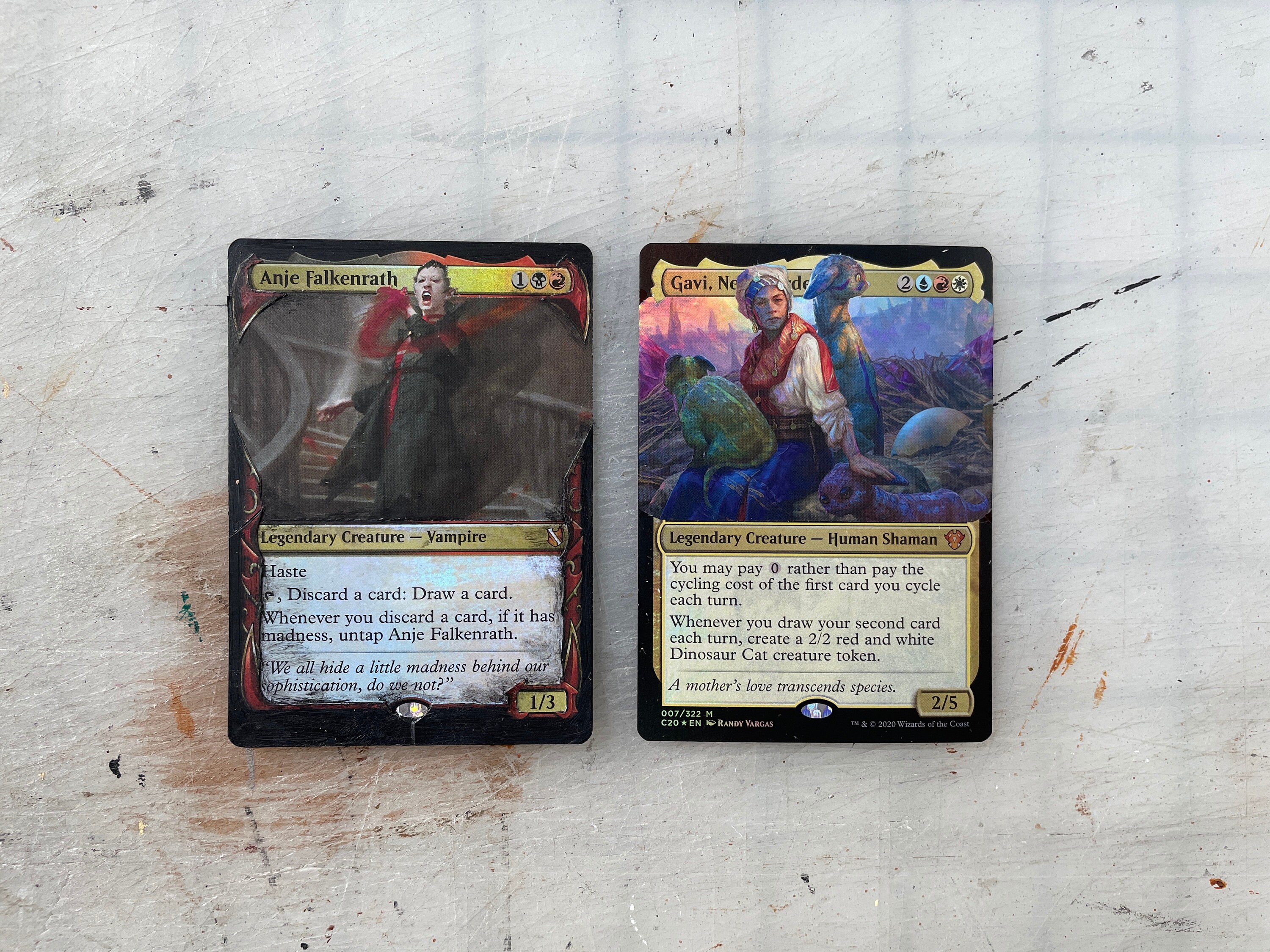 Magic the Gathering Foil Peel Alters - Real Altered Magic