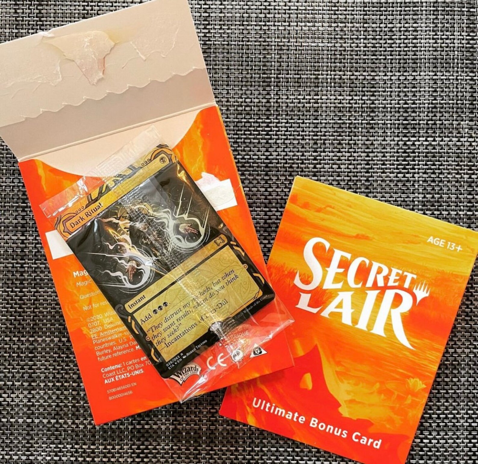 Secret Lair Ultimate Bonus Card Prepack Gag Gift Perfect Etsy
