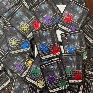 Magic the Gathering - OG Dual Land alters - Real altered Magic Cards!  Full set of 10