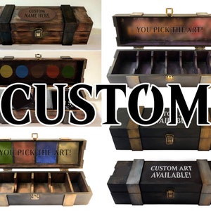 Magic The Gathering Storage Box! For Cards or Cube. Collectible Card Storage Box! Custom hand painted - Fully custom to order!