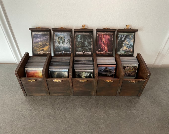 Magic the Gathering Land Station Actual Land Cycle on the Etsy