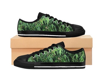 El Yunque rain forest PR Bamboo leafs Men/'s Sneakers from Rio Sabana park