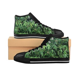 El Yunque rain forest PR Bamboo leafs Men/'s Sneakers from Rio Sabana park