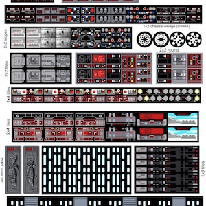 Custom Star Wars Stickers: Imperial Theme (for Lego MOCs etc)