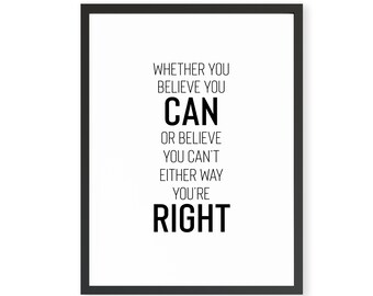 Self Belief Quotes Etsy