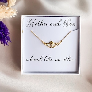 Mother and Son Necklace, Mum Gift, Mother Son Jewellery, Mother&#39;s Gift, Gift For Mom, Gift from Son, Personalised Mum Gift, Mother&#39;s Day
