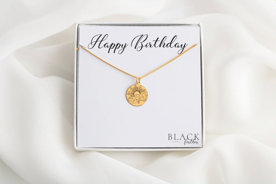 Gold Plated Sun Moon Necklace: Sterling Silver Mother Nature Pendant