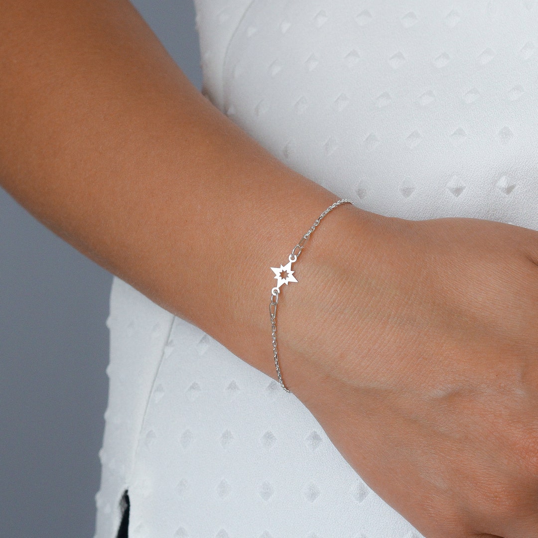 【送料無料】スターリングシルバー☆NORTH STAR ネックレス 星 ネックレス シルバー 925 スター シルバーネックレス 立体