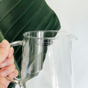 Glass pot coffee jug milk jug / 0.5l, heat resistant