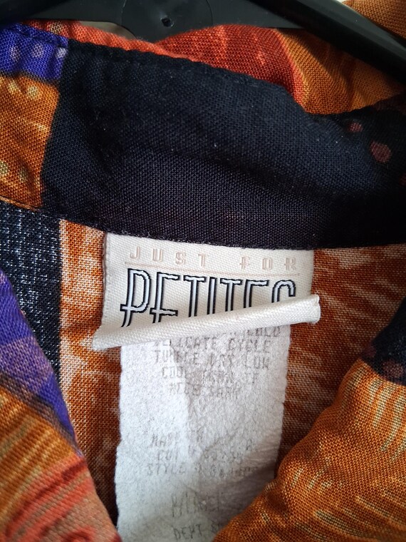 Bright Abstract Mod print short sleeve shirt - image 4