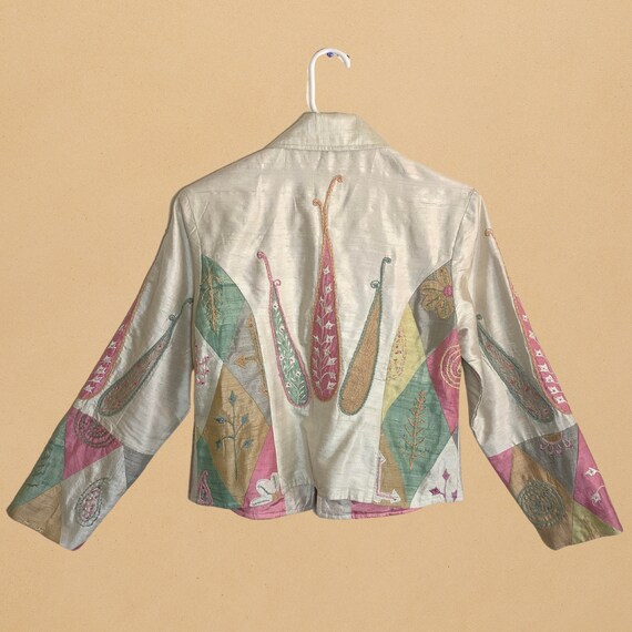 Incredible! Vintage 1990s Anage Embroidered Jacke… - image 8