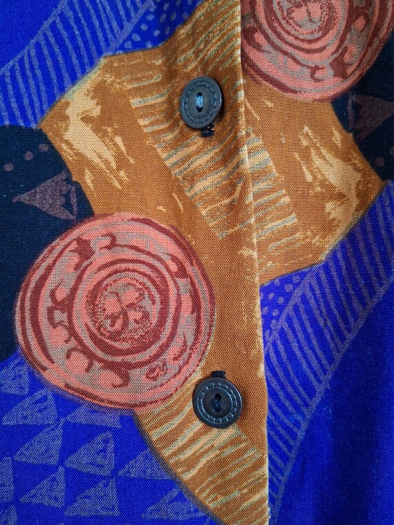 Bright Abstract Mod print short sleeve shirt - image 2