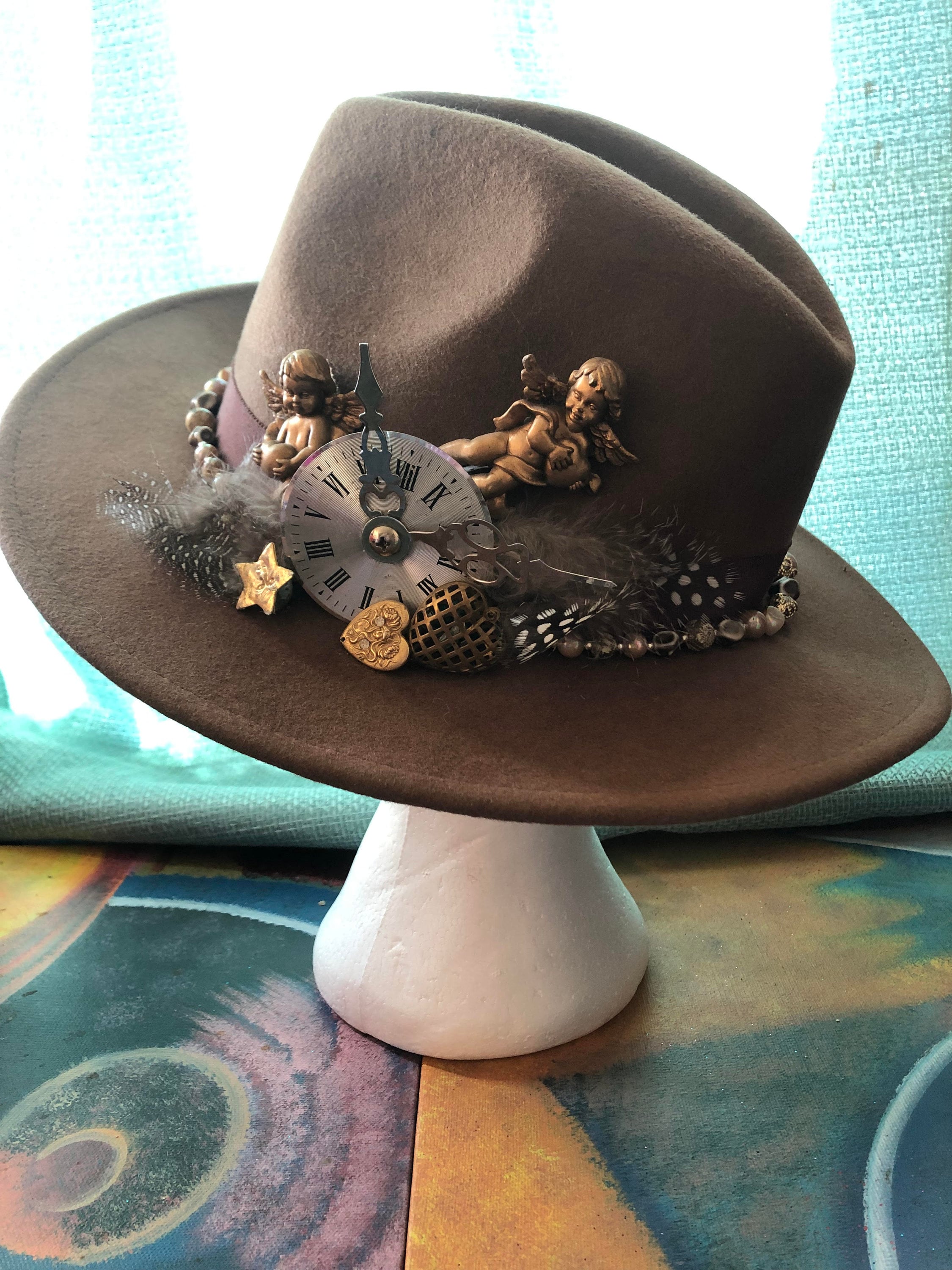 INDIANA JONES Chapeau pour jeunes – Fedora en feutre taille unique