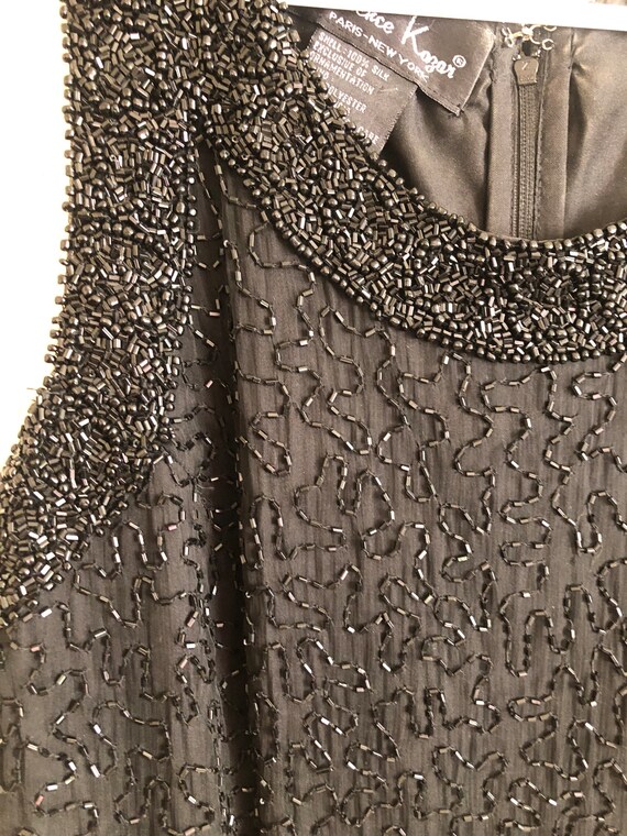 Vintage Laurence Kazar Full Length Sequin and Bea… - image 3