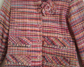 ジャケット・アウター 80s 90s CHICO'S native pattern coverall Coverall Jacket 16.5 oz. Selvedge Denim | Tellason