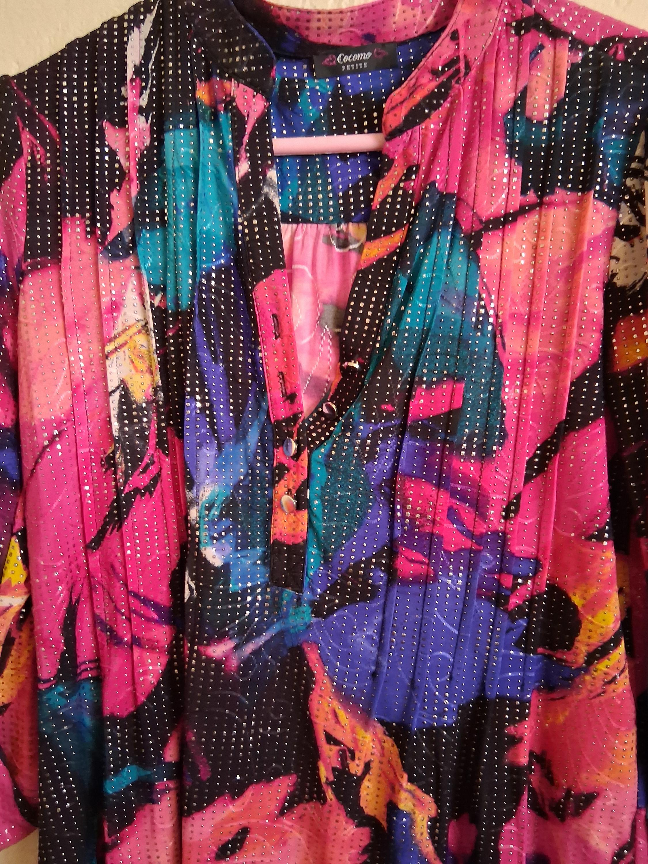 Sparkly Colorful Shirt by Cocomo - Etsy