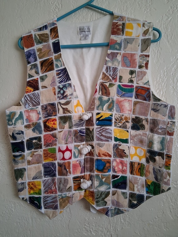 Summer patchwork vest from the Halsey Collection - image 1