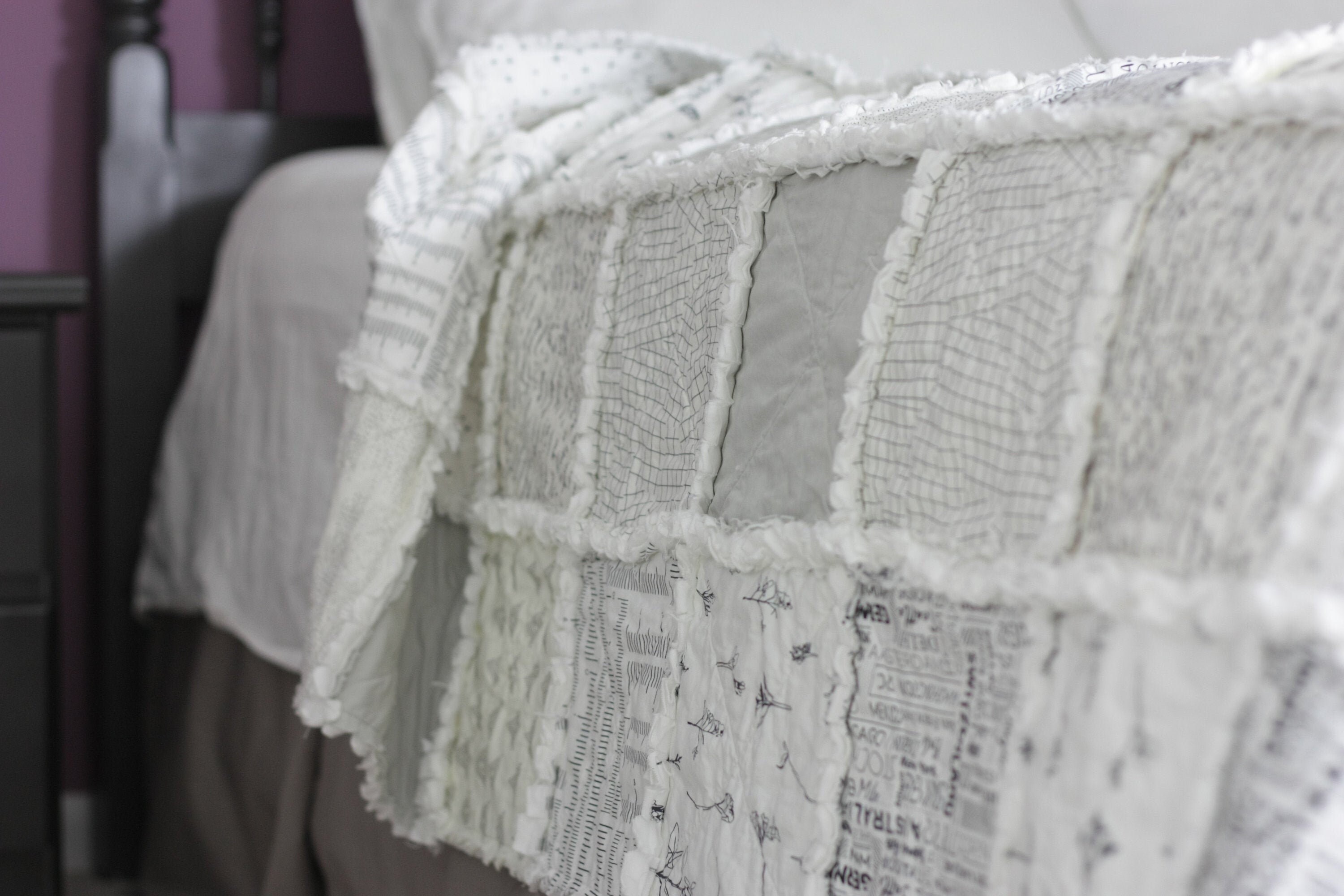 California King Rag Quilt Handmade Quilts for Sale Etsy