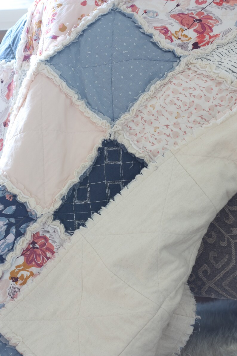 Handmade Lap Quilts Quilted Throws Cottage Core Decor Etsy