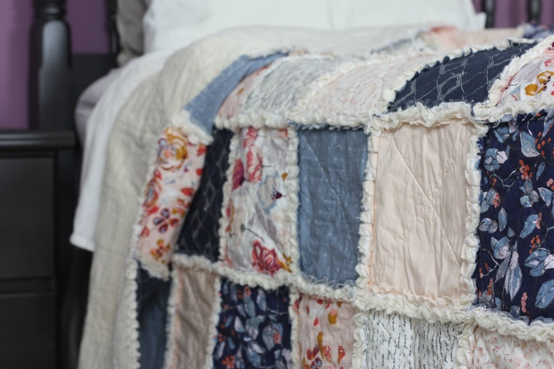 King Quilts for Sale Homemade Quilts Rag Quilts Etsy