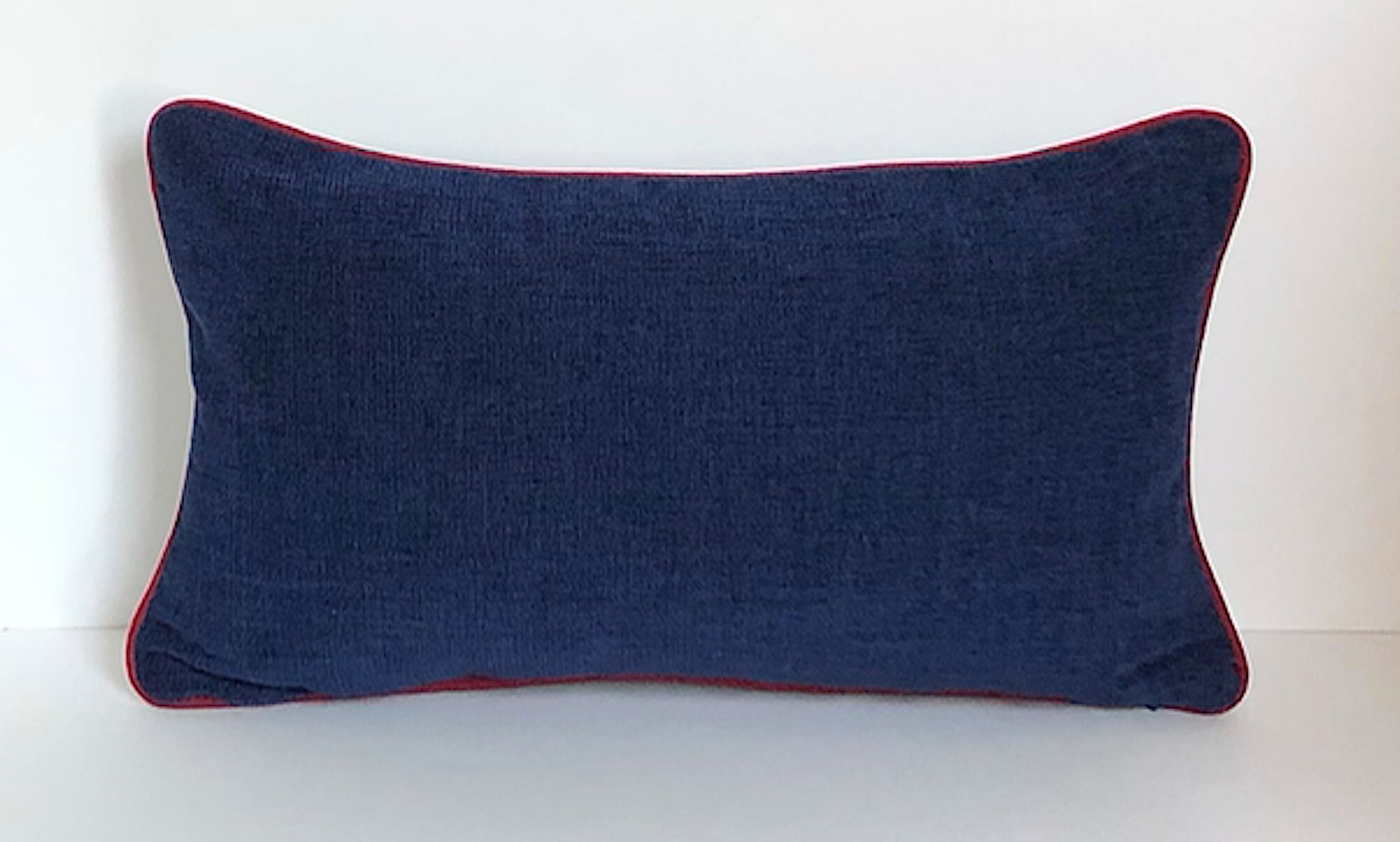 Blue Coastal Lumbar Pillow Designer Pillow Cover Beach Decor Etsy