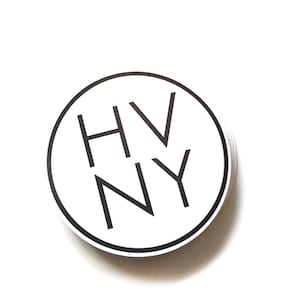 HVNY Hudson Valley, NY 3&quot; sticker • HVNY • Upstate New York • Vinyl, Waterproof